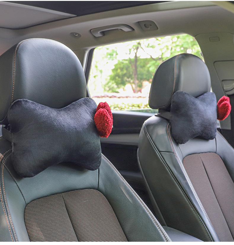Car Headrest, Car Cushion, Neck Pillow, Car Seat Neck Pillow, Car Cushion, Cute Car Rear Pillow, Heart