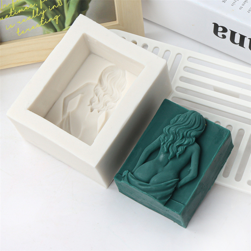 平面硅胶浮雕美人鱼手工皂模具 (13).jpg