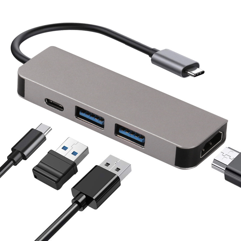 Cross-border dedicated Type_C to HDMI PD USB3.0 * 2 4in1HUB