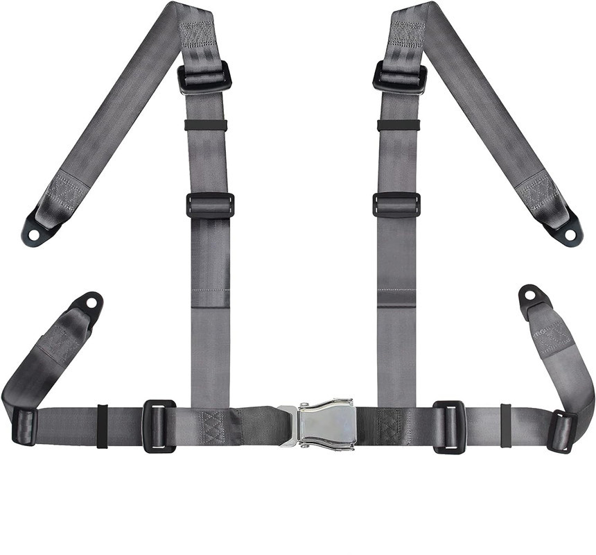 Kart bumper car racing seat four-point seat belt amusement equipment children adult adjustable safety belt