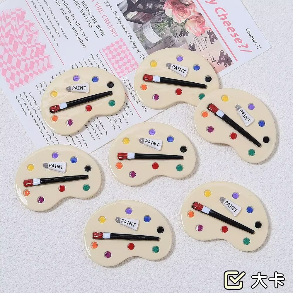 Cartoon large color palette handmade diy cream gel homemade hairpin mobile phone shell jewelry accessories materials wholesale