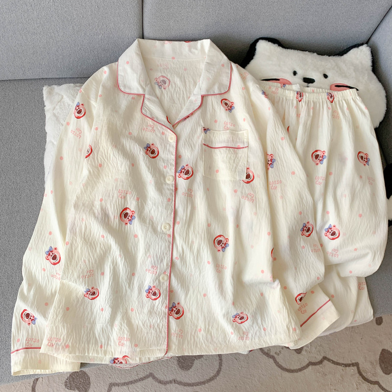 睡衣女款2025新款冬款长袖长裤可外穿冬季薄款家居服套装批发厂家|undefined