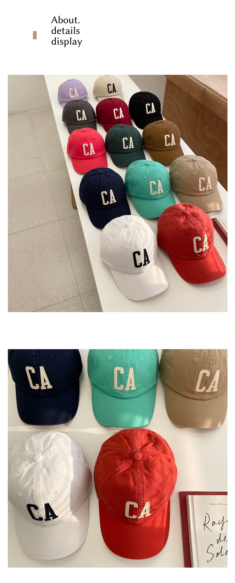 CA棒球帽女夏季网红同款字母刺绣显脸小韩版情侣遮阳防晒鸭舌帽潮 防晒 防摔 防风 遮阳 透气 防水 防虫 减龄 沙滩 休闲 户外 旅行 运动 骑行 送礼 表演 设计 出游 直播 商务 旅拍 夜店 料理 职场 逛街 字母刺绣韩版大头围棒球帽女 网红潮流大头围显脸小帽子女 户外出游遮阳防晒鸭舌帽女 时尚软顶宽帽檐防紫外线帽子女 鸭舌帽子女 太阳帽女 遮阳帽女