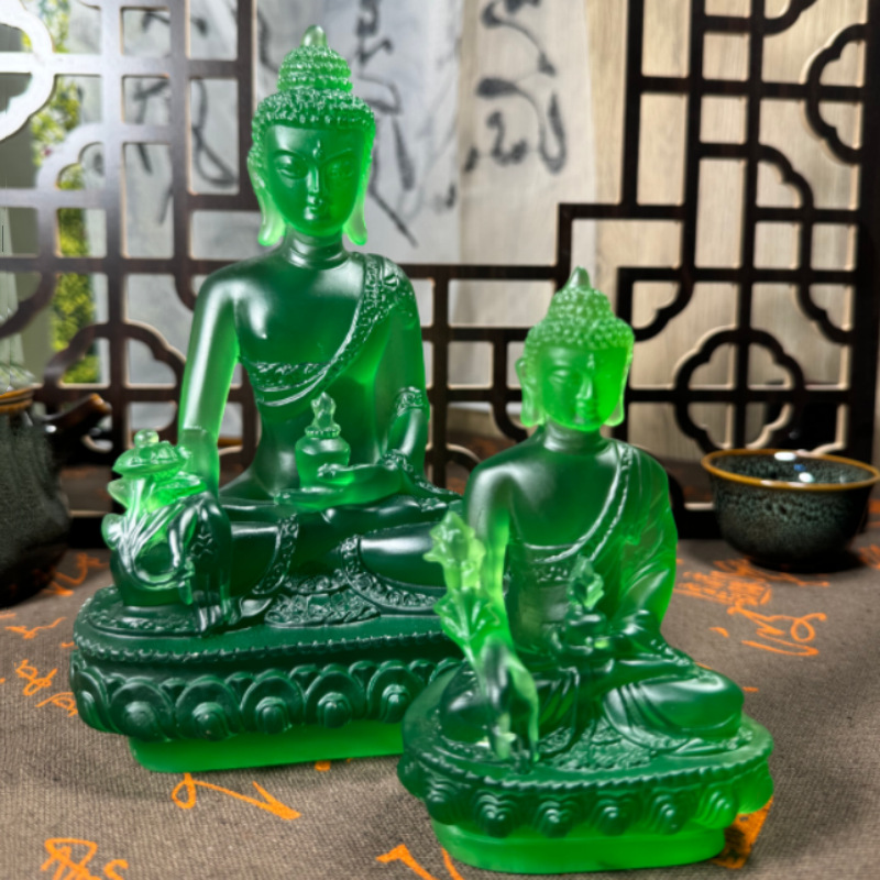Car ornaments pharmacist Buddha statue Bao'an car decorations interior car resin ornaments wholesale factory direct sales