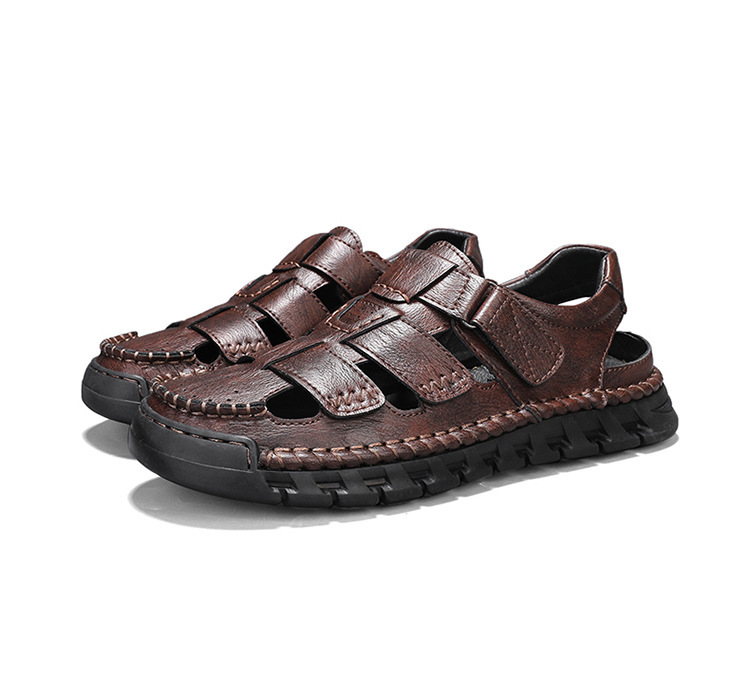 Cross-border Large Size 25866 Casual Sandals, Versatile Shoes, Men's Outdoor Slip-on Shoes_vogvips.com