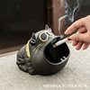 The ashtray Household living room Creative Personality Trends Anti -Flying Asylon Office European -style ceramic car beef decorative decoration