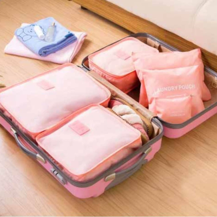 Набор дорожных organizer bag, кубики-пакеты для хранения, легкий 9-цветный органайзер на сумку