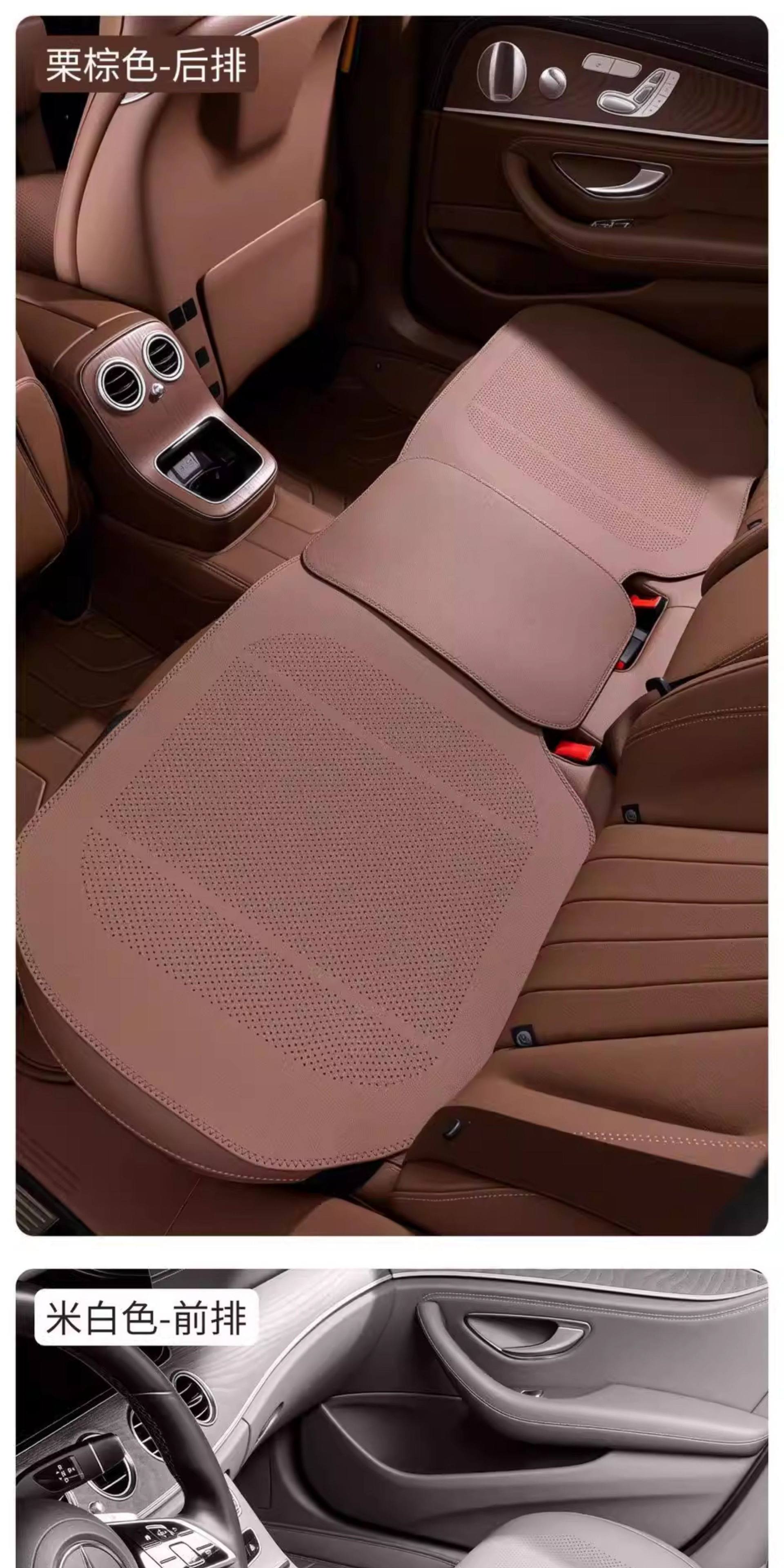 Car Seat Cushion Single Piece Driver's Seat Cover Ventilated and Breathable Summer Seat Cushion Fully Enclosed Summer Ventilated and Breathable Cooling Cushion