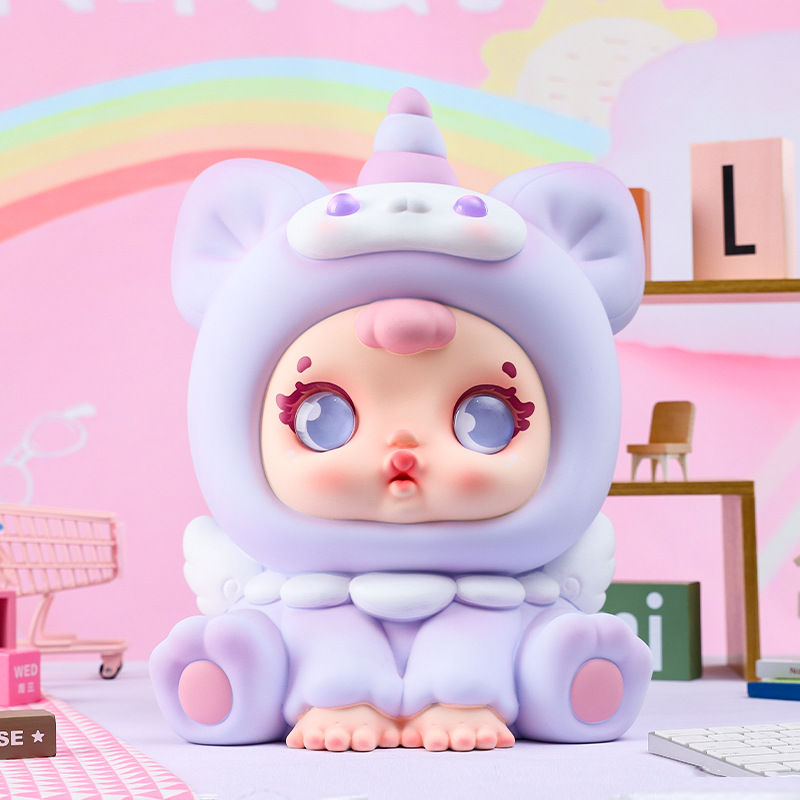 Emocional capabala alcancía vinilo durable alcancía regalo para niños decoración de escritorio entrega de una sola pieza