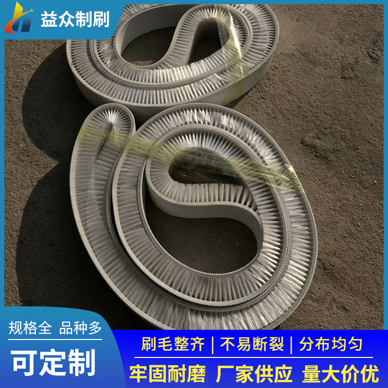供应皮带 定型机皮带刷 皮带毛刷 各种PVC环型皮带尼龙刷
