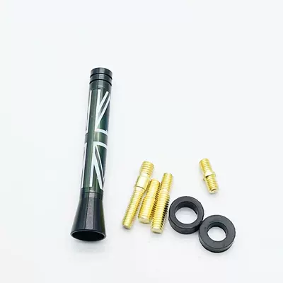Car Modified Universal Mini — vehicle antenna - 77cm-rice-flag-gray-rice