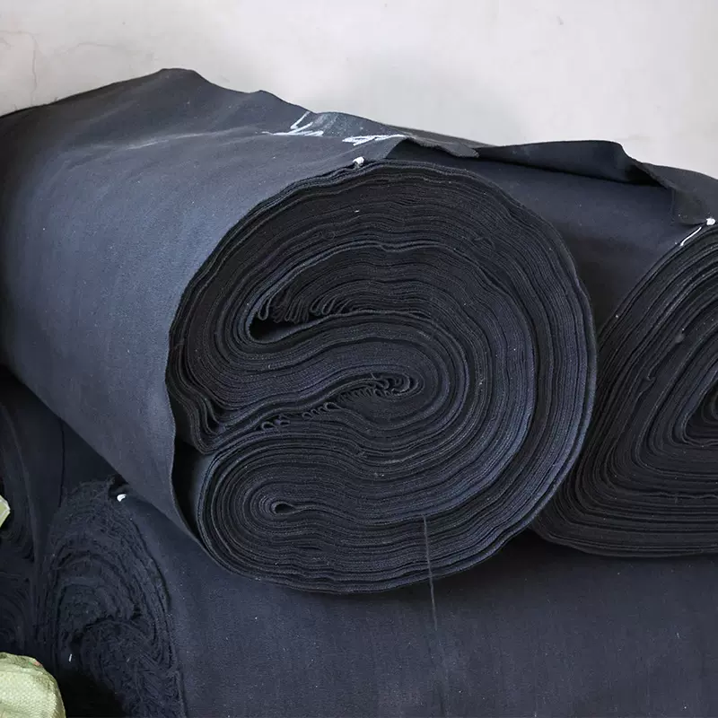 定制现货批发黑色棉帆布工具包货场盖布家用粗布帐篷加厚黑帆布