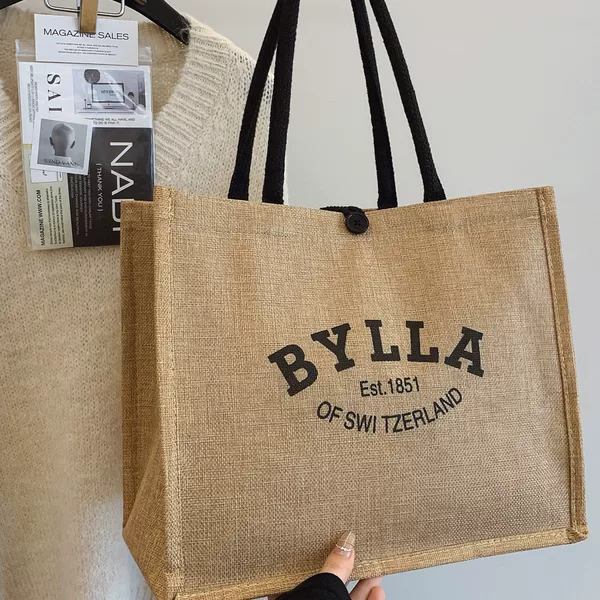 high quality Bulk Thickened Fabric Tote Bag Fabric Shoulder Bag Large Capacity Long Portable Cross-border New Shoulder Bag