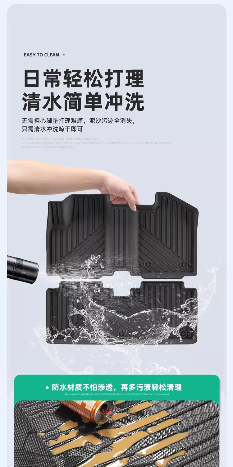 Suitable for 25-26 Models of Chery Icar V23 Car-Specific Tpe Floor Mats, Trunk Mat, and Backrest Cushion