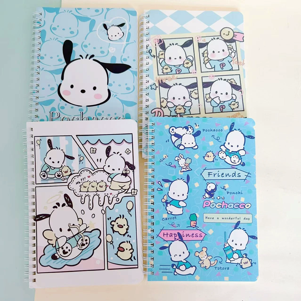 Sanrio, cute laptop for elementary school students, teaching notebook, stationery, book, A-line, A5