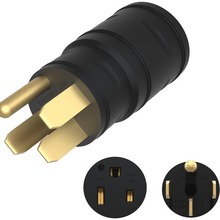 14-50P至6-50R 50安培EV充電器適配器插頭線3爪母頭電源適配器