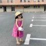 夏季女童新款法式吊带裙