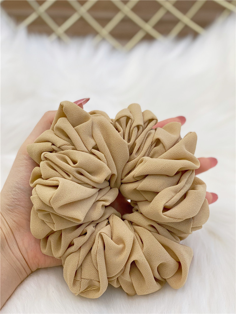 Fashion Solid Color Cloth Handmade Hair Tie 1 Piece display picture 34