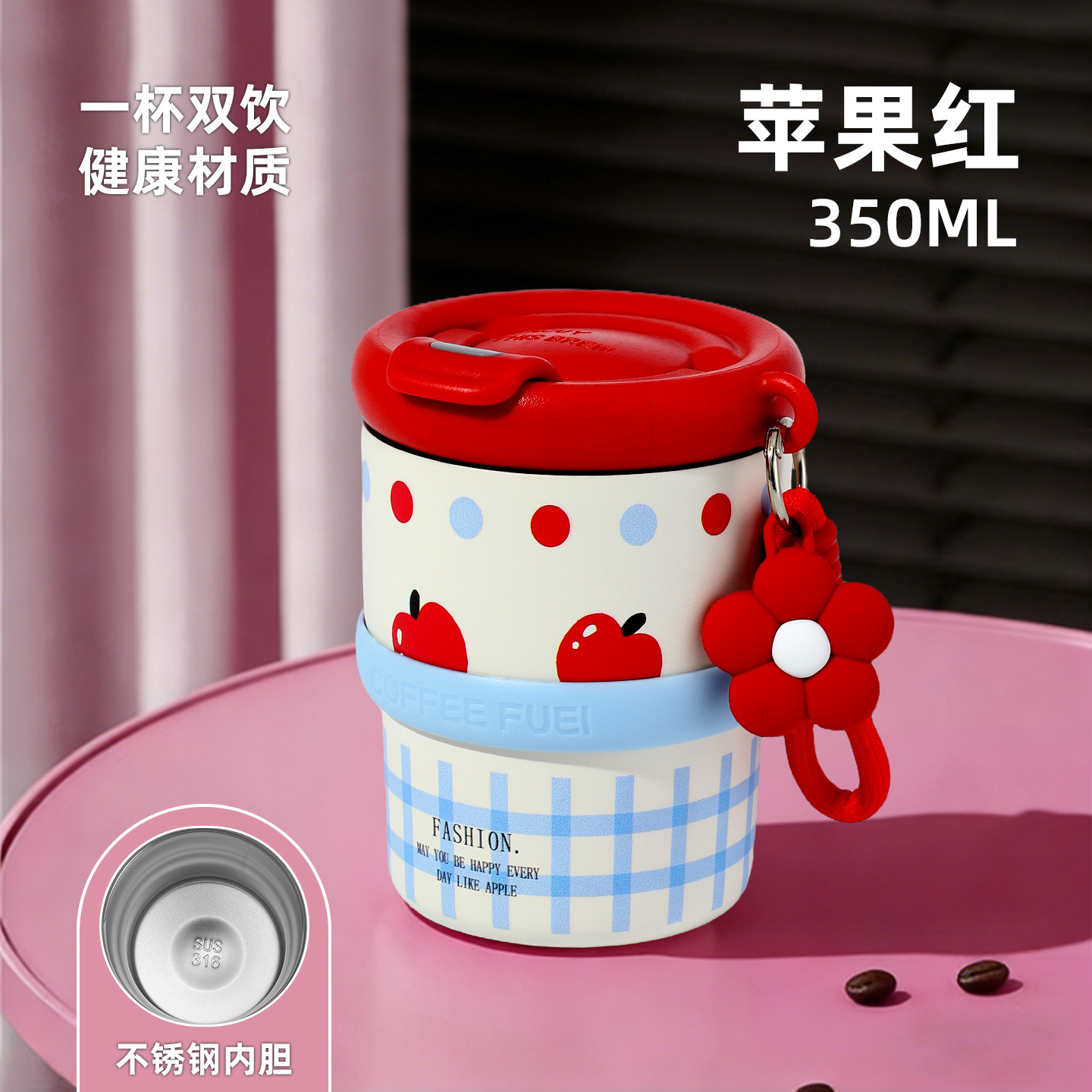 316 tazas de café compactas de acero inoxidable para hombres y mujeres de lujo ligero tazas de aislamiento térmico creativas de alto nivel tazas de paja portátiles al aire libre image 9