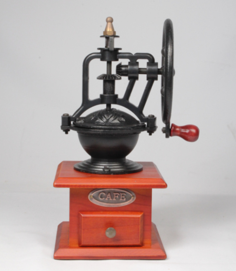 经典复古手摇磨豆机 家用手动便携式咖啡磨豆机 小型手磨咖啡机