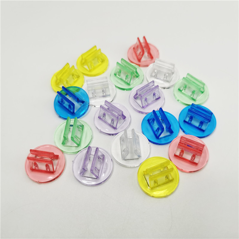 20mm Transparent Round Card Holder Accessories Card Clip Playing Card Holder Fixed Base for DIY Crafts Direct from Manufacturer