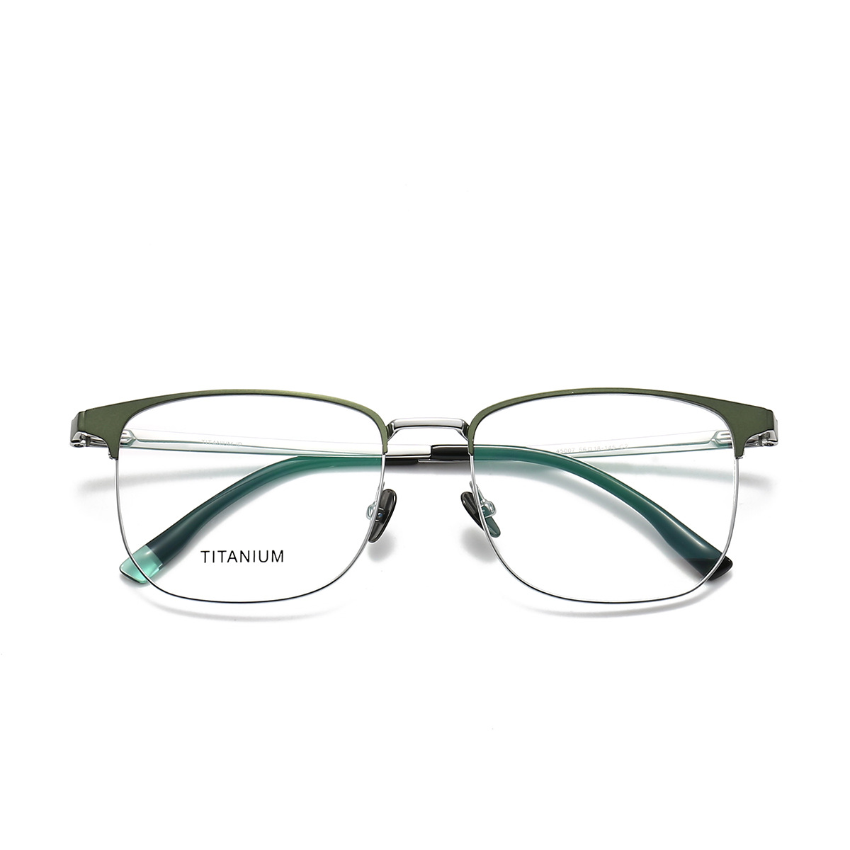 Gafas de madera de STUDIOMUKU con aura de temperamento empresarial, montura de gafas con montura cuadrada retro