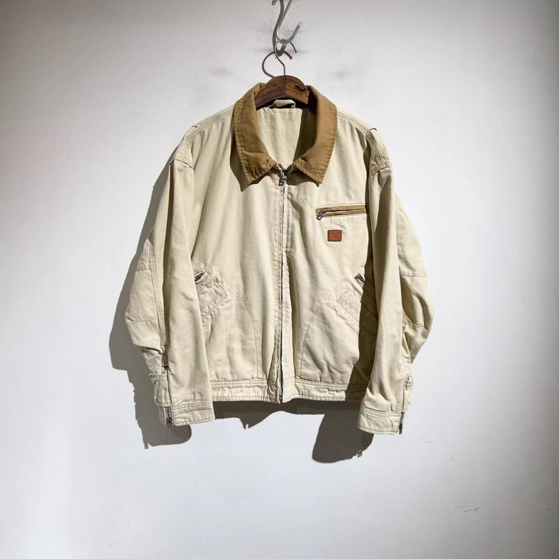Ralph Lauren's New Detroit Heavy-Duty Washed Jacket, American Classic Style, Unisex Workwear Ralph Lauren's New Detroit Heavy-Duty Washed Jacket, American Classic Style, Unisex Workwear