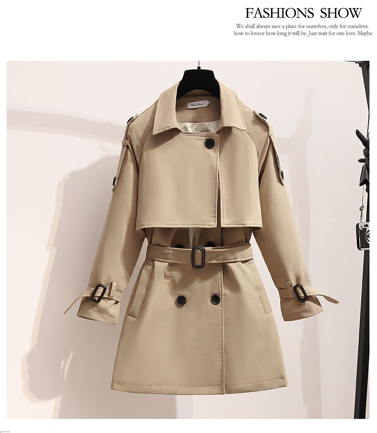 Trench coat elegante para mulher estilo britânico de outono_voghion.com