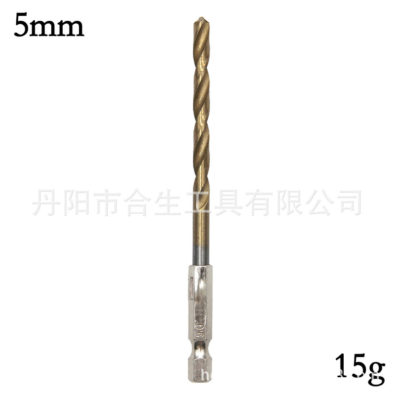 六角ハンドル13pcチタンメッキ麻花ドリル1.5-6.5mm電気ドリルドライバードリル風ドリルセット|undefined
