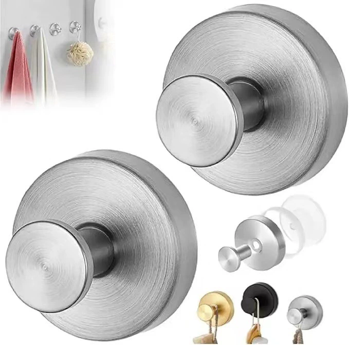 Крючок Трансграничная присоска из нержавеющей стали без пробития крючок без шрамов металлический крючок для ванной комнаты для хранения полотенец крючок для одежды