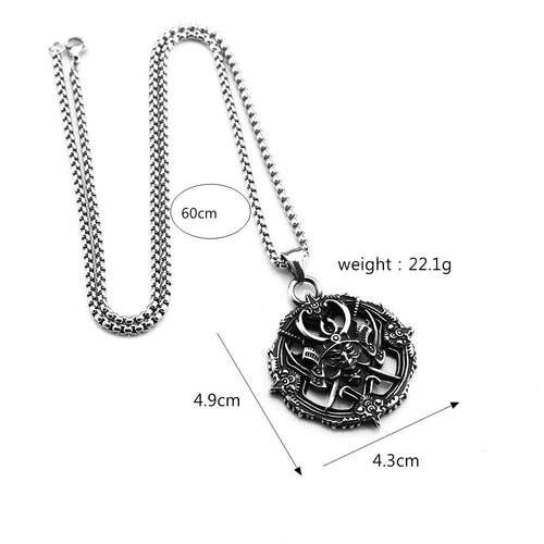 Cross-border hot-selling TEMU Halloween European and American men's and women's pendant necklace accessories factory direct wholesale 