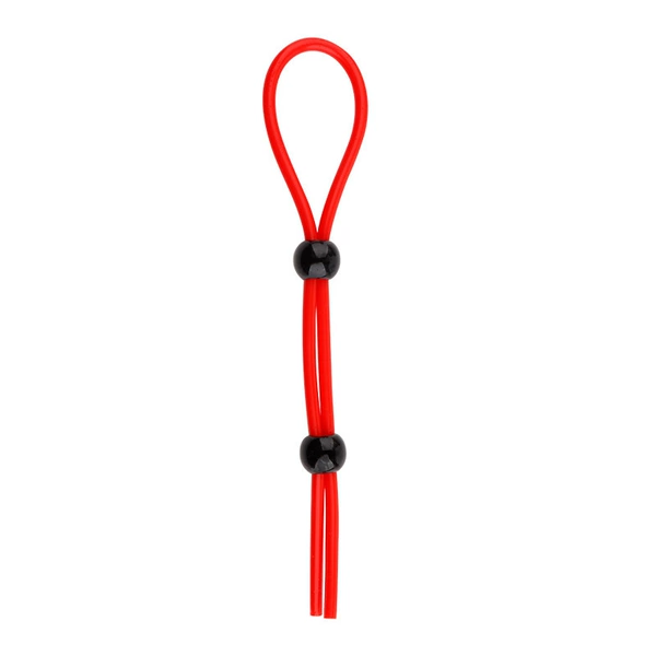 Red rope black strain (two beads))