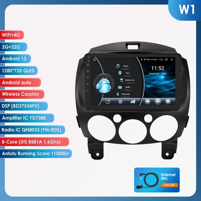 2 Car Mp5 Intelligent — DVD Navigation - 2-32g-wifi-4glte-8581a-carplay-eight-nuclear-9inch-suitable-for-07-14-mazda