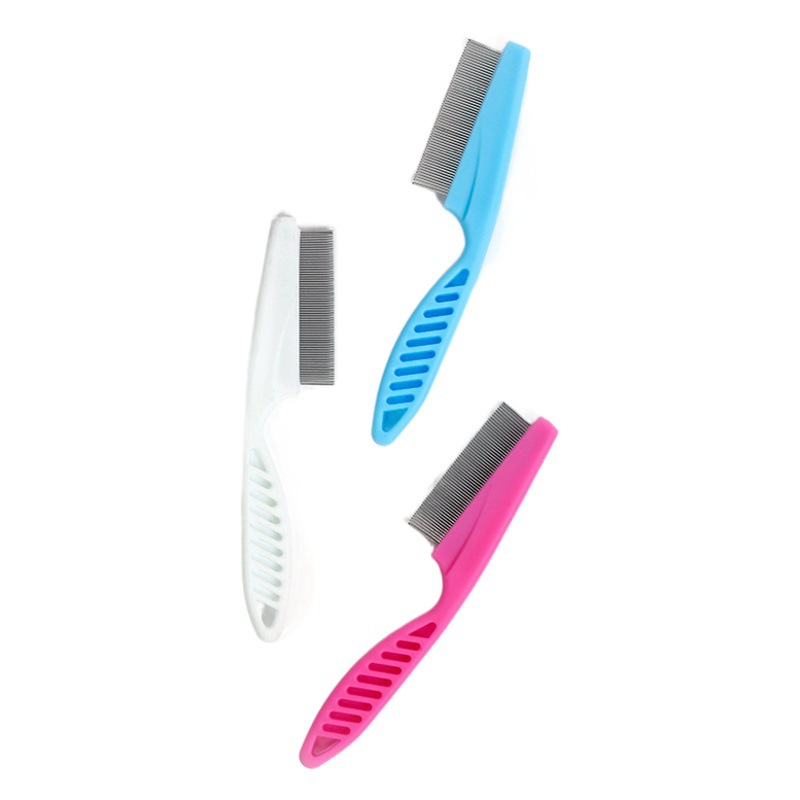 Cat and Dog Lice Removal Stainless Steel Needle Fine Tooth Grate Comb Pet Flea Comb Pet Supplies Cleaning Comb