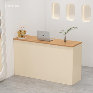 Manufacturer's Hair Salon Cashier Red Tide Modern Simple Bar Cashier Counter Small Online Store Front Desk Store Clothing Store
