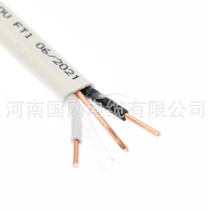 NMD90加拿大电线建筑电线12/2 14/2 AWG 尼龙护套线UL标准建筑扁