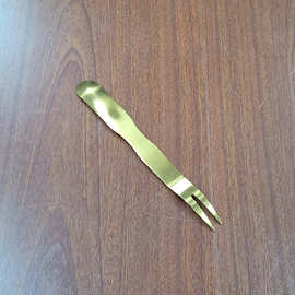 不锈钢304饺子勺叉包饺子工具方便的勺叉多用途水果勺叉厂家批发