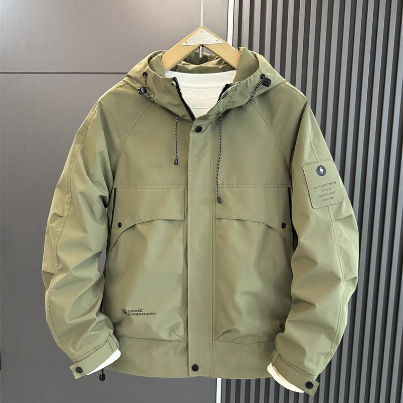 카키 그린 봄, 가을 스타일