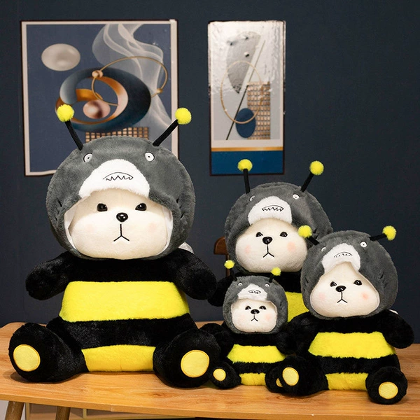 Transformed into shark bee bear doll