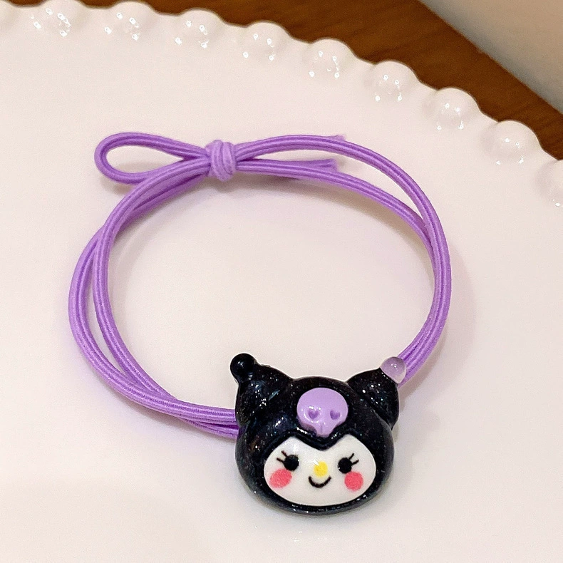 Резинка для волос (Sanrio) прозрачная картинка-оберег, милая эластичная резинка в корейском стиле, смешанные цвета