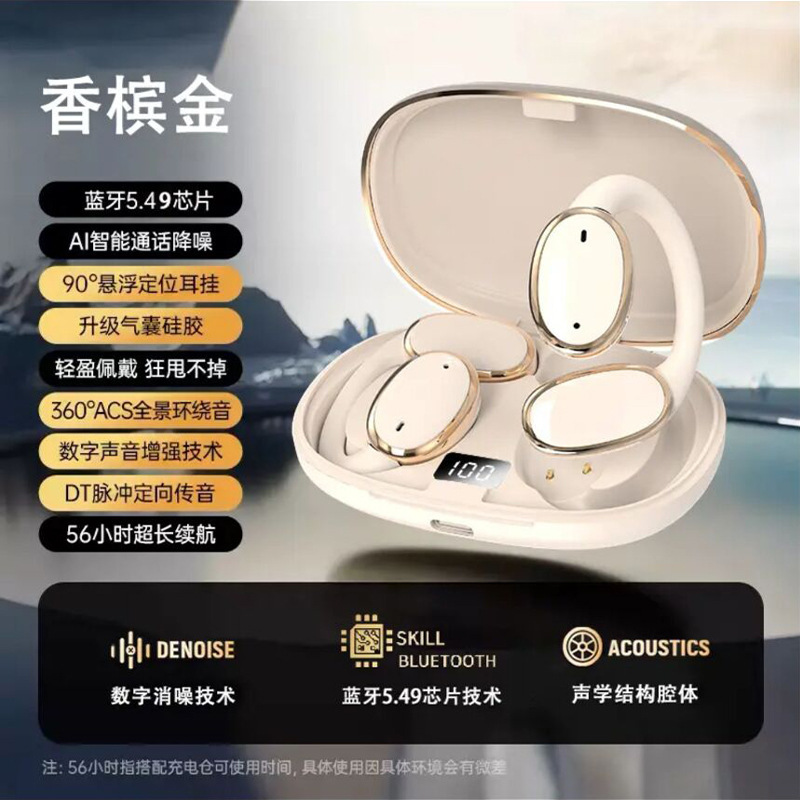 GT730 nuevo OWS cuelga auriculares inalámbricos Bluetooth sonido de Berlín reducción de ruido de fuente abierta fábrica al por mayor