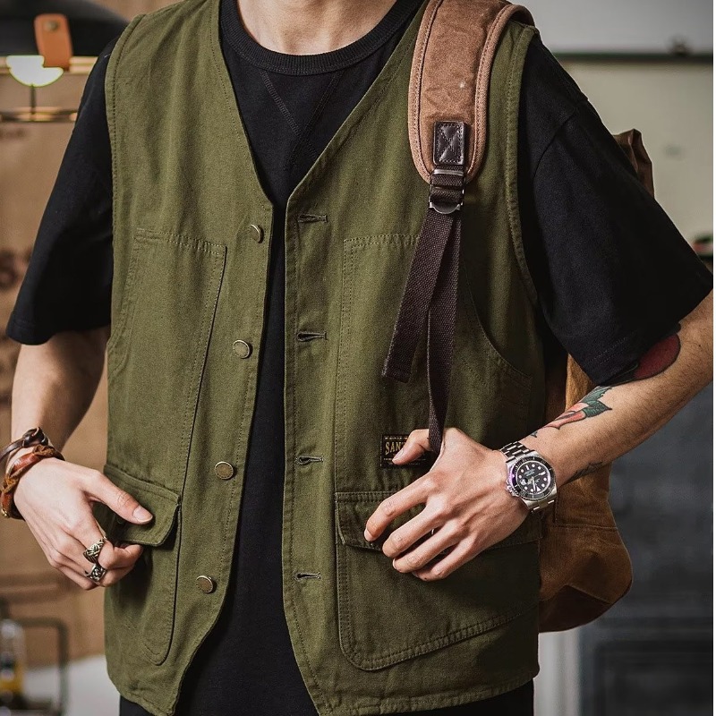 Summer retro fashionable vest sleevless