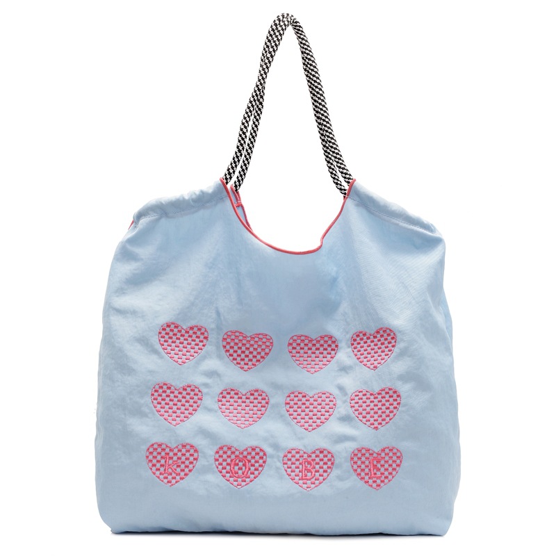 Winter Japanese nylon capacious shopping bag
