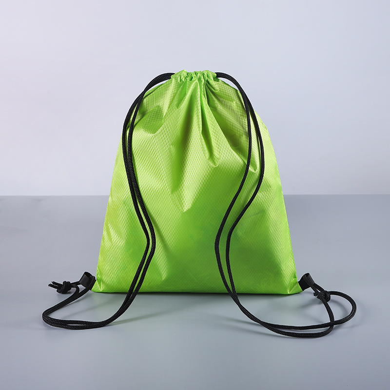现货涤纶束口袋抽绳背包洗衣袋马拉松赛事包篮球袋印logo