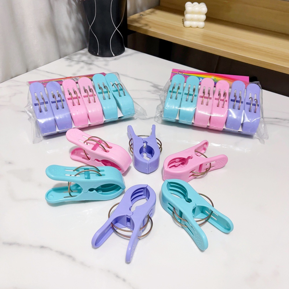 Thickened Plastic Clips for Multi-Purpose Drying, Bed Sheet Clips, Windproof Clips, Fixing Clips, Wholesale from One Yuan Department Store