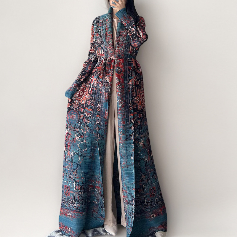 Cross-Border Hot-Selling Popular Clothing, Women's High-End Long Dress, Loose Plus-Size Printed Dress, High-End Formal Dress