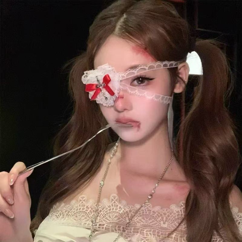 ハロウィーンcos小悪魔蝶ネクタイ髪飾り奇妙な道具立体トップクリップLolita髪飾り|undefined