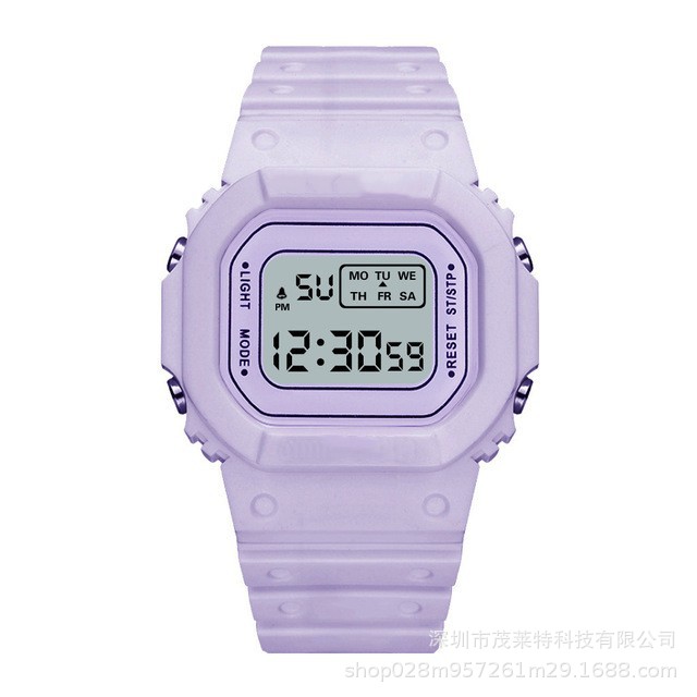 Unicornio reloj mujer estudiante simple chica luminosa hombres impermeable deportes coreano ins Colegio estilo reloj electrónico