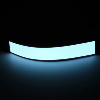 Ultra-Thin Luminous Sheet Model Lamp DIY Cold Light Strip Creative Clothing Props Decorative Light Sheet El Cold Light Strip Battery (Cold light sheet) - white-5cm30cm-comes-with-battery-box-you-need-to-bring-your-own-battery
