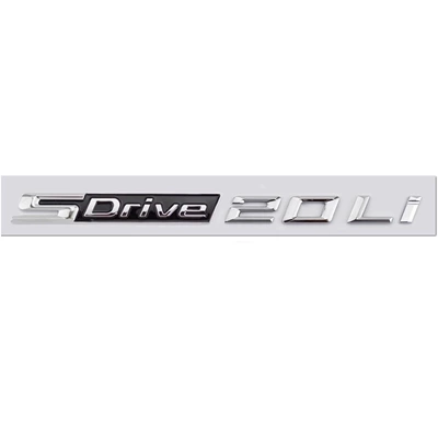Digital Rear Logo Xdrive Four-Wheel Car logo - sdrive-20li-silver-new-model